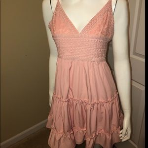 light pink summery dress